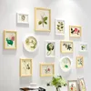 WitZwart Eenvoudige Stijl Muur Hangende Po Frames Set 13pcsset Houten Fotolijst Woonkamer Home Decor Po Frames91779129546999