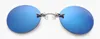 Fashion Clip Over Okulary przeciwsłoneczne Nos Mężczyźni Vintage Mini Okrągłe Okulary Słońca Hacker Empire Matrix Morpheus Drogi Okulary UV400 1181R