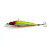 Ny ankomst 6 färger 8cm / 6g Transparent Laser Minnow Fiske Lures, Fiske Hårdbete, 60st / Lot, Gratis frakt