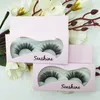 NOVAS Mulheres Sexy SEASHINE 3D Mink Natural Grosso Cílios Postiços Maquiagem Beleza Top Quality Logotipo Privado Completa Pestana Cílios Personalize Lash Box