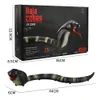 175quot Longue télécommande réaliste rechargeable King Naja Cobra Serpent Jouet Serpent à sonnettes pour enfants Jouer et Trick Noir9198356