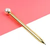 15PCLlot Kolorowy metalowy metalowy długopis 15 Kolory Kawaii Queen039s Crutch Ballpen for School Matering Boligrafos unisex PE6352787