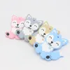 Infant fox Teethers food silicone Toddler Animal Soothers baby molar training C5438