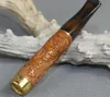 8mm solid wood carving sea Salix tooth carving cigarette mouthpiece wood smoke dual detachable