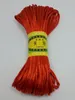 YIQIFLY, 12 шт., 2 мм, 20 м, китайский узел, шнур, атласная плетеная веревка, смешанные 12 цветов, фурнитура для ювелирных изделий, веревка с бисером4951420