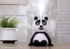 Tecknad panda luftfuktare 120ml kontors skrivbord mini arom diffusor aromaterapi ultraljud luftrenare ledd USB tecknad panda luftfuktare