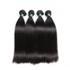 Human Hair Bundles Brazilian Straight 1 Piece Hairs Weave Bundles 10-28inch Natural Color Remy