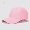 Solid Cotton Baseball Cap For Women Men Snapback Dad Hat With Retro Casual Casquette Adjustable Durable Metal Buckle Black Pink Caps Dm001