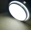 Luz de luz ambiental de montagem em flush, 90-240V, branco quente / branco frio / dimmable com controle remoto, fonte de luz LED incluída