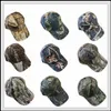9 Colors Camouflage Baseball Caps Army Camo Cap Tactical Baseball Adjustable Casquette Camouflage Military Hats Outdoor Hats CCA10028 50pcs