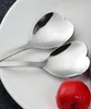 Flatware 연인 하트 모양의 사랑 커피 차 측정 숟가락 웨딩 애호가 스테인레스 스틸 저녁 식사 식기를 호의 2 in1 커피 스푼