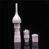 10 style male female domeless ceramic nail with ceramic carb cap dabble fit 16 or 20 Enail coil VS titanium nail3978467