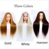 Synthetic hair Head Dolls for Hairdressers 24 Inch Mannequin Training Doll Heads Mannequin Professional Hairstyles257U