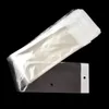 100pcslot Clear Self Adhesive Seal Plastic Hairpiece Storage Bag Retail Opp Poly Packaging Package Hair Wig Bag With Hang Hole5902208