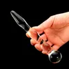 Dubbel slutgjorda kristallglas analplugg g-spot stimulator pyrex dildo sexig massager penis pärlor anal masturbation sexleksaker produkter y18102305