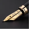 Högkvalitativ fontänspenna Irurita Bläckpenna 0.5mm 1mm Metall Golden Clip Luxury Pennor Caneta Stationery Office Supplies 03820