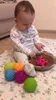 Nouvelle mode 6PcsSet texturé Multi Ball Set développer Baby039s sens tactiles jouet bébé toucher main balle jouets bébé formation Ball3333995