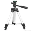 Universal Profissional Alumínio Telescópico Câmera Tripod Stand Stand Bracelet Silver Portable