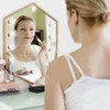 Makeup Mirror Lamp DIY Hollywood Style 10 LED Bulbs Touch Dimmer Switch Adjust Brightness Lighting Fixture Mirror Not Included