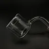 DHL za darmo !! Beracky New XXXL 35mm OD Quartz Thermal Banger Paznokci 10mm 14mm 18mm Podwójna rurka Banger termalny dla szklanych bongs