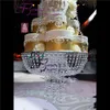 Wedding Cake Stand Transparent Crystal Beads Acrylic Main Table Dia 18"x 1.5 Meters cake decorating supply