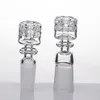 Smoking Accessories Diamond knot quartz domeless nail with 10/14/19mm male/ female joint Setsmoking Bong Dab Rig SKGA500-Q-C SKGA409-Q-A