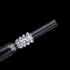 Smoking Accessories Quartz Filter Tip Mouthpiece Straw Tube for Glass Water Pipes Nectar Collect Kits