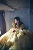جمال بيلا الأميرة بنات مهرجان اللباس الزهور اليدوية كريستال يزين الكرة ثوب طفل عيد ميلاد اللباس خرافة زهرة فتاة الالبسه