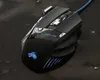 Profissional 5500 DPI Gaming Mouse 7 Botões LED Óptico USB Com Fio Ratos para Pro Gamer Computador X3 Mouse