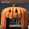 New designed building Halloween decoration scary Pumpkin archway entrance way for sale