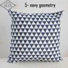 45cm Square Home Decorative Cute Heart Cotton Linen Pillow Cover Case Pillow Case