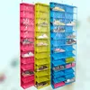 26-Pockets Over the Door Shoe Organizer Space Saver Rack Hanging Storage Tidy 3 Colors