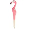 Pink Flamingo Ballpoort Biro Pen مصنوعة يدويًا من طراز Stropical Bird Craft Pen Party مكتب هدايا جائزة الجائزة