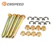 CNSPEED Door Hinge Pins Pin & Bushing Repair Kit For Ford F150 F250 F350