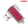 For CUSIGLE CS68 Red USB Flash Drive 16GB 32GB 64GB 128GB 256GB 2.0 Diamond Hole Design With Key Chain Shockproof