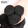 Isee Hair Brazilian Virgin Hair Straight Human Bundles 100% 처리되지 않은 1 피스 연장 10-36 인치 4 개 번들을 구입할 수 있습니다.