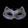 Maschera per bambini di Natale Maschera per il viso di gatto Masquerade Maschera per animali con stampa leopardata