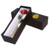 Blooming Lacquered 24k Gold Roses banhado Rose Rose Valentine039s Day Anniversary Presente com bolsa de lembrança FLOR FALSE C15349324