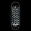 C120 backlight fly air mouse 24ghz teclado sem fio 6 eixos giroscópio jogo handgrip controle remoto para android caixa de tv backlit2872274