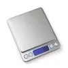 0.1g*2000g Mini Electrionic Digital Pocket Scale Jewelry Diamond Weight Balance Portable Kitchen Scales 2 Tary Food Cooking Tool