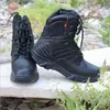 Army Boots Zipper Design Tactical Boots Delta Skor Svart Khaki Militär Botas Utomhus Vandring Skor Resor Stövlar