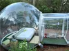 送料無料屋外トンネル裏庭透明エアドームテント、単一の膨脹可能なバブルテントハウスホームキャンプ