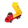 6 teile / satz Mini Diecasts Auto Legierung Kunststoff Baufahrzeugtechnik Auto Müllwagen Künstliche Modell Spielzeug Für Junge Kinder Geschenk