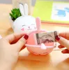 Fashion Coin Purse Lovely Kawaii Cartoon Rabbit Pouch Women Girls Small Wallet Soft Silicone Coin Bag Kid Gift Bunny key case