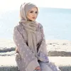 أنيقة المسلمة abaya floral maxi dress cardigan flowers تنورة تنورة طويلة أردية تونك شرق الأوسط رمضان الإسلامي