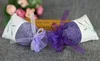 Purple Cotton Organza Lavender Sachets DIY сушеные цветочные цветочные сладкие бурса гардероб с надписью подарочный пакет 2012093490