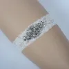 Conjunto de ligas de casamento de renda de uma peça, cinto de ligas de noiva, cristais azuis, ligas de perna de noiva, 2019, em estoque, barato2086714