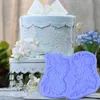 Flower Border Lace Silicone Mold Fondant Mould Cake Decorating Tools Chocolate Gumpaste Molds, Sugarcraft, Kitchen Accessories