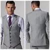 Hombres personalizados TUXEDOS TUXEDOS SLIM FIT MODELO DE PLAME DE PLAMA PARA HOMBRE ONE BOTÓN METROSO FORMAL GROOR PLAYO JUEGO + PANT + BOY Tweed Chalecos Sexy