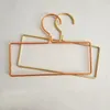 Nordic Style Rose Gold Iron Scarf Handduk Hanger Klädhylla Kläder Underkläder Bra Arrangör Space Saver QW7438